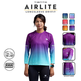 Tiento Baju Running Wanita Long Sleeve Airlite